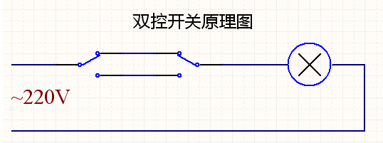 双控开关电路图和双控开关接线图分享！