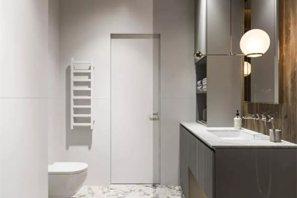 98㎡现代轻奢房屋装修，玄关多做柜子！