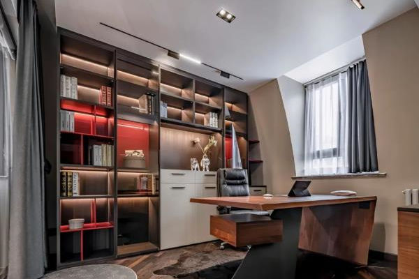 现代风格复式楼装修，运用极致的灰色！