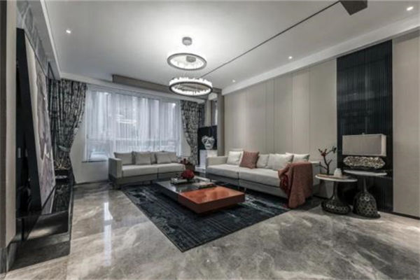 125㎡房子装修，稳重优雅的新中式！